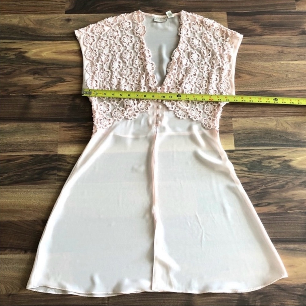 La SENZA Light Pink Lace 2 Pieces Chemise Set - Picture 14 of 15